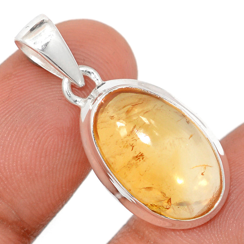 1.2" Citrine Cabochon Pendants - CTCP920