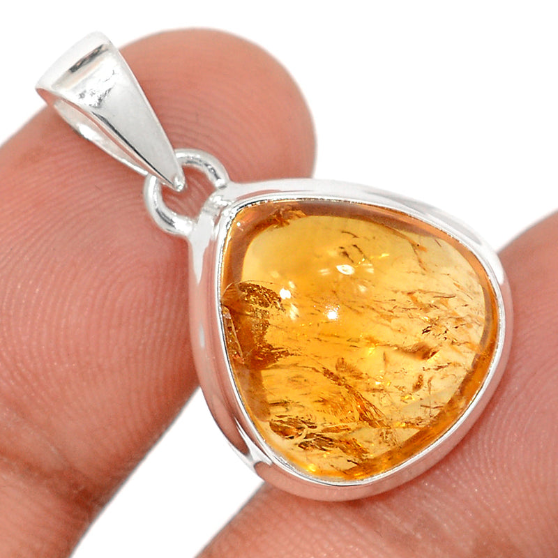 1.2" Citrine Cabochon Pendants - CTCP921