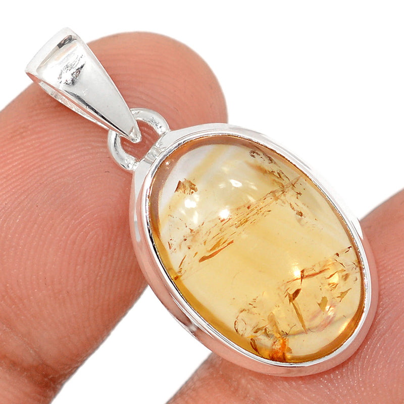 1.2" Citrine Cabochon Pendants - CTCP923