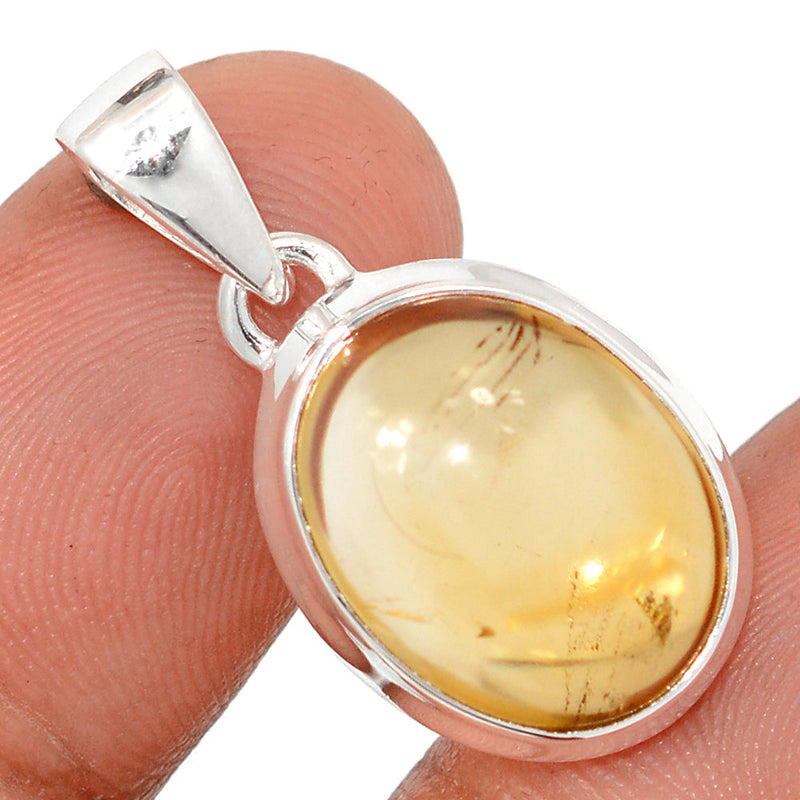 1.1" Citrine Cabochon Pendants - CTCP931