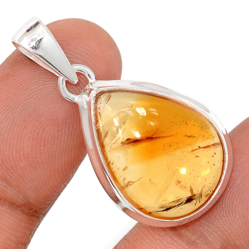 1.5" Citrine Cabochon Pendants - CTCP936