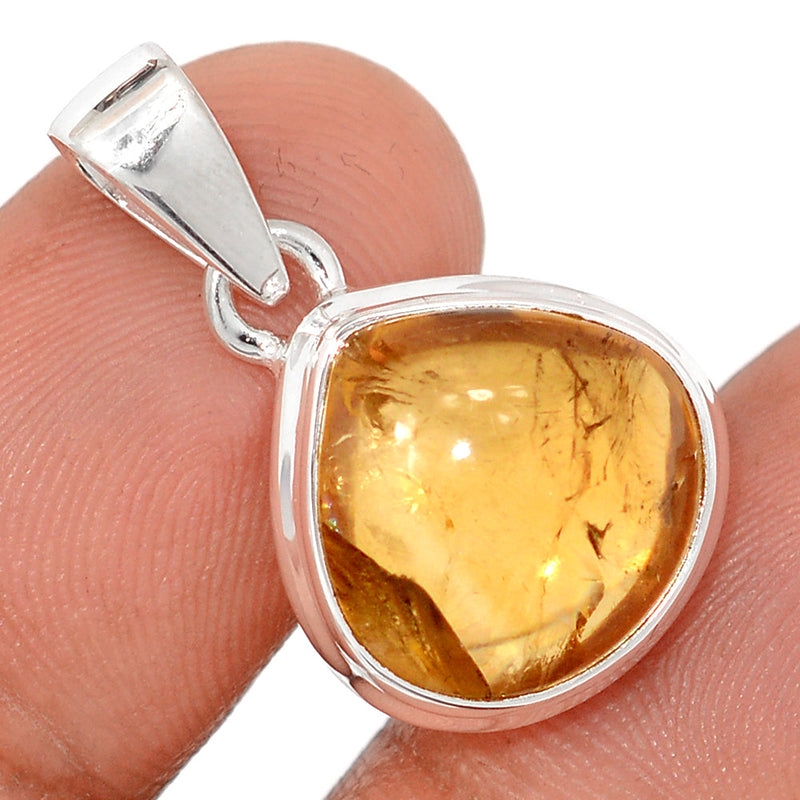 1.1" Citrine Cabochon Pendants - CTCP937