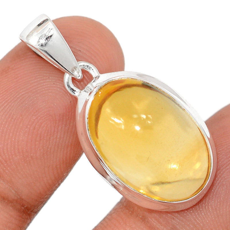 1.3" Citrine Cabochon Pendants - CTCP939