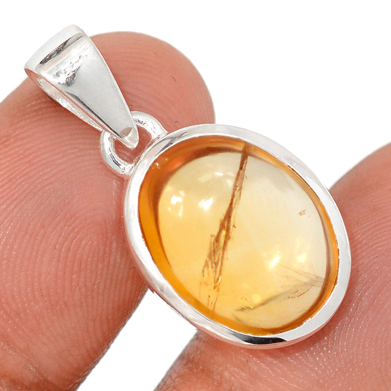 1.1" Citrine Cabochon Pendants - CTCP942