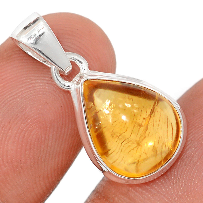 1" Citrine Cabochon Pendants - CTCP946