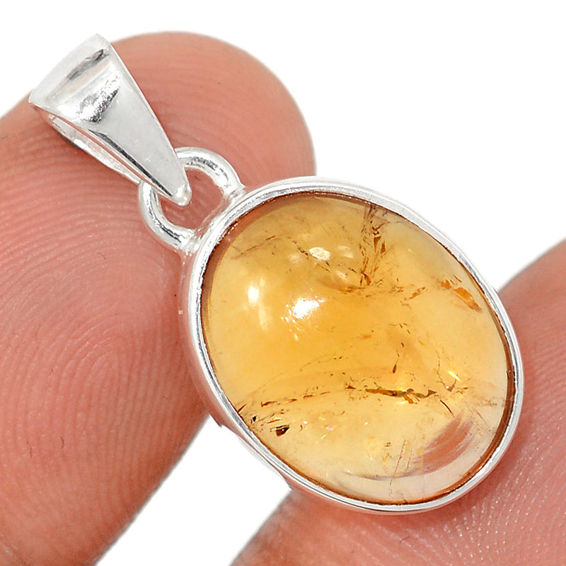 1.1" Citrine Cabochon Pendants - CTCP947