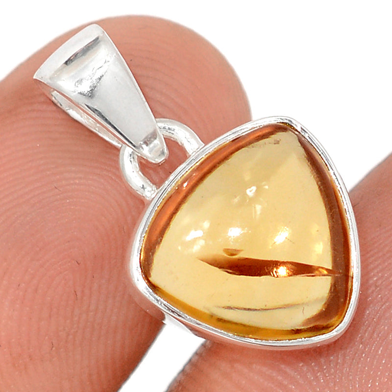 0.8" Citrine Cabochon Pendants - CTCP958