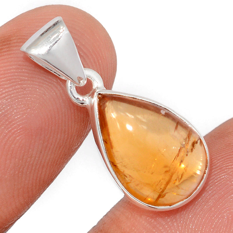 1" Citrine Cabochon Pendants - CTCP961