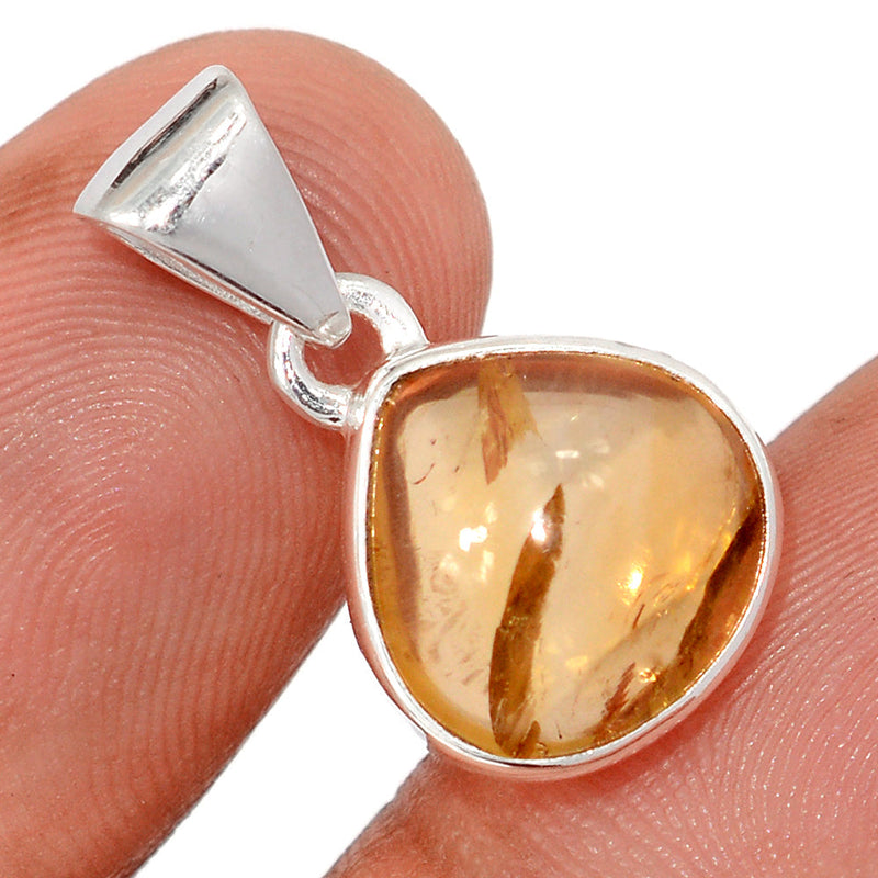 0.8" Citrine Cabochon Pendants - CTCP965