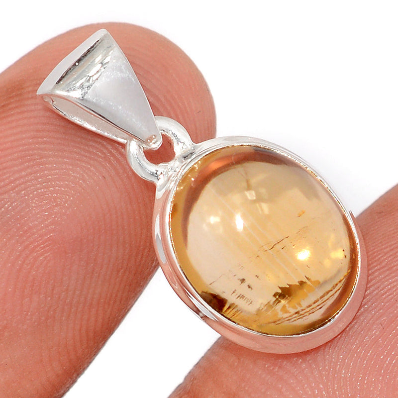 1" Citrine Cabochon Pendants - CTCP967