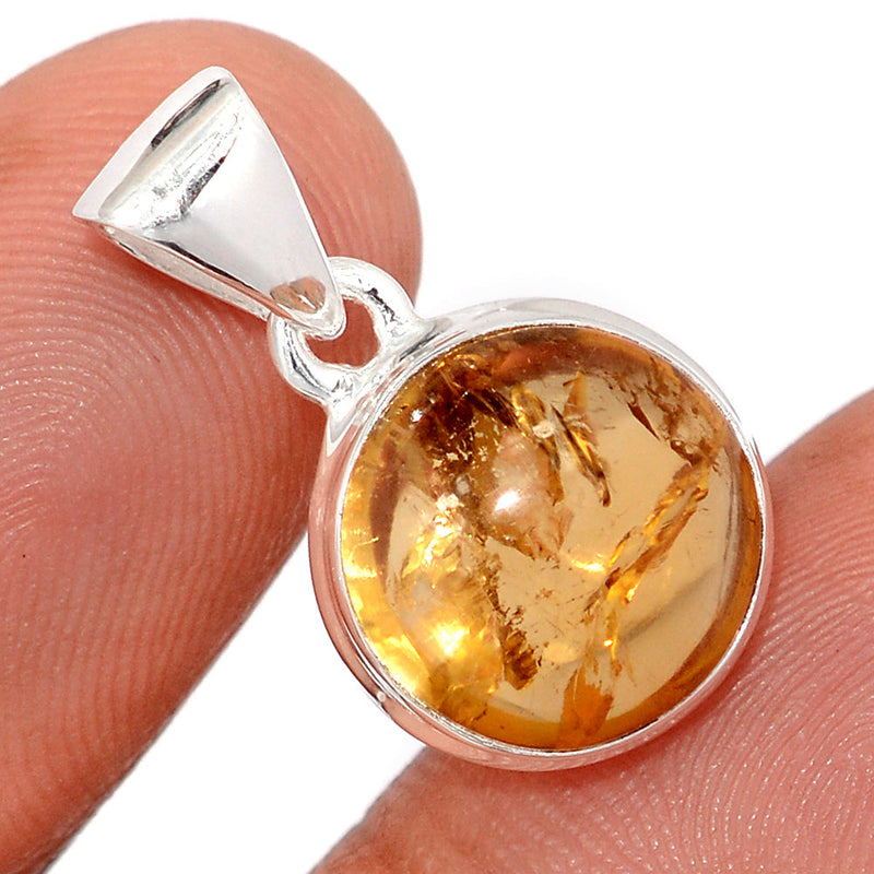 0.8" Citrine Cabochon Pendants - CTCP969