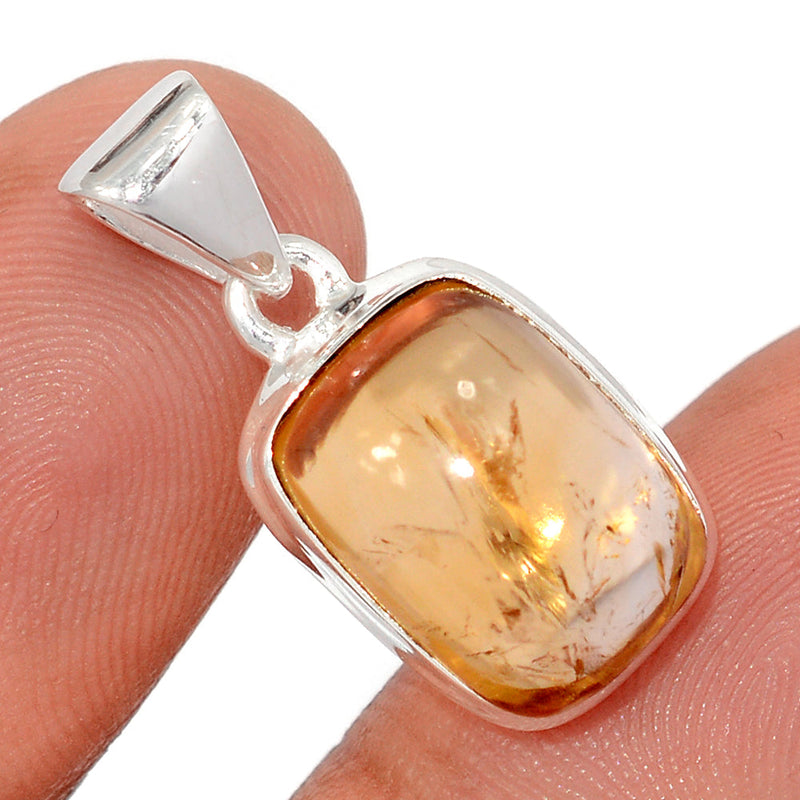 1" Citrine Cabochon Pendants - CTCP970