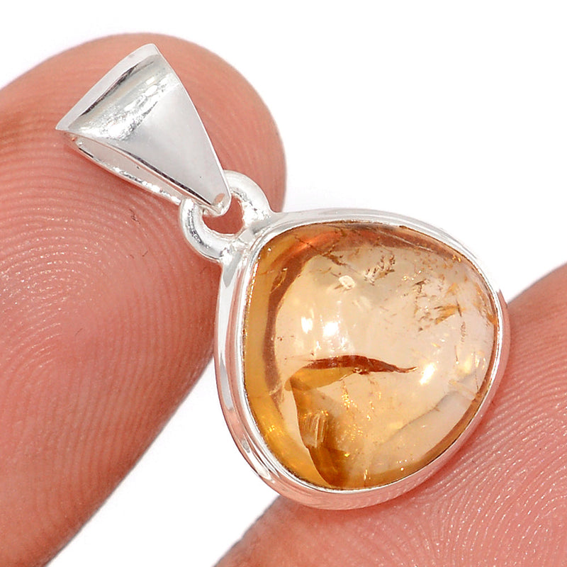 1" Citrine Cabochon Pendants - CTCP971