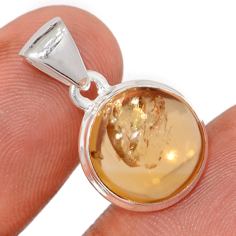 1" Citrine Cabochon Pendants - CTCP975