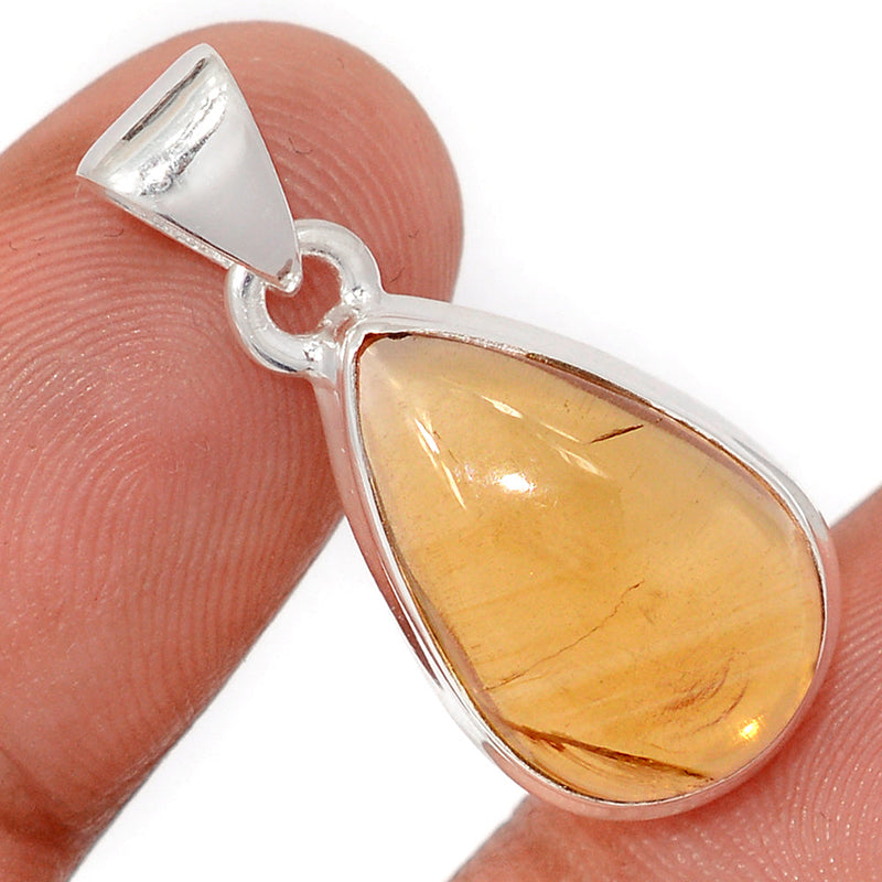 1.2" Citrine Cabochon Pendants - CTCP976