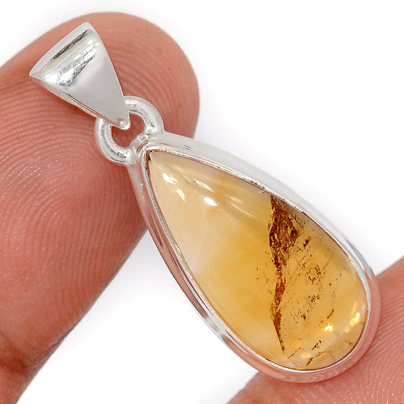 1.2" Citrine Cabochon Pendants - CTCP978