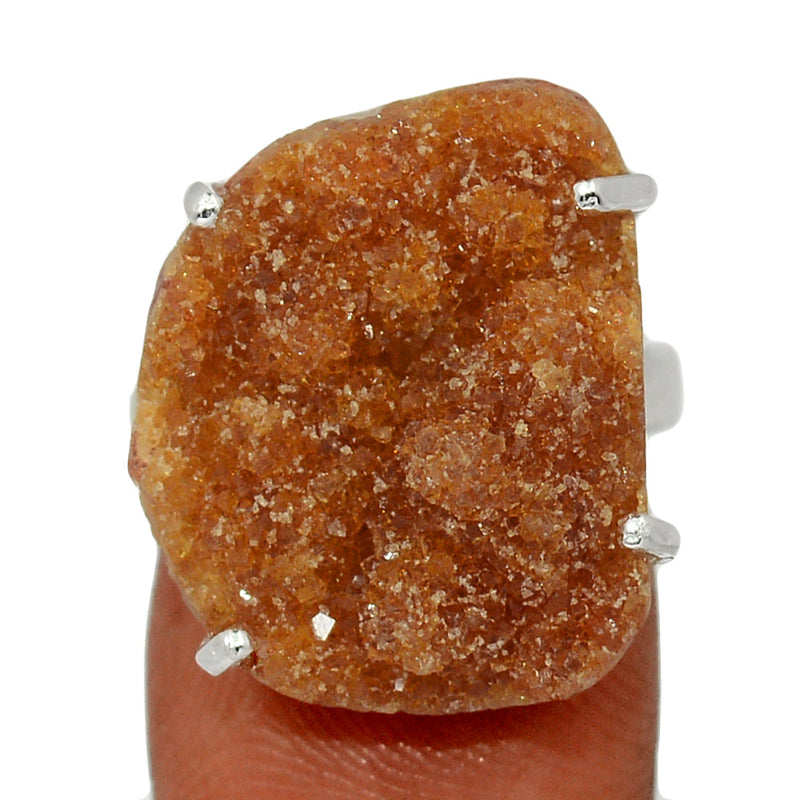 Claw - Citrine Druzy Ring - CTDR316