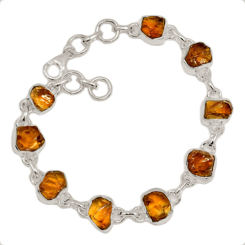 8.5" Citrine Rough Bracelets - CTRB42