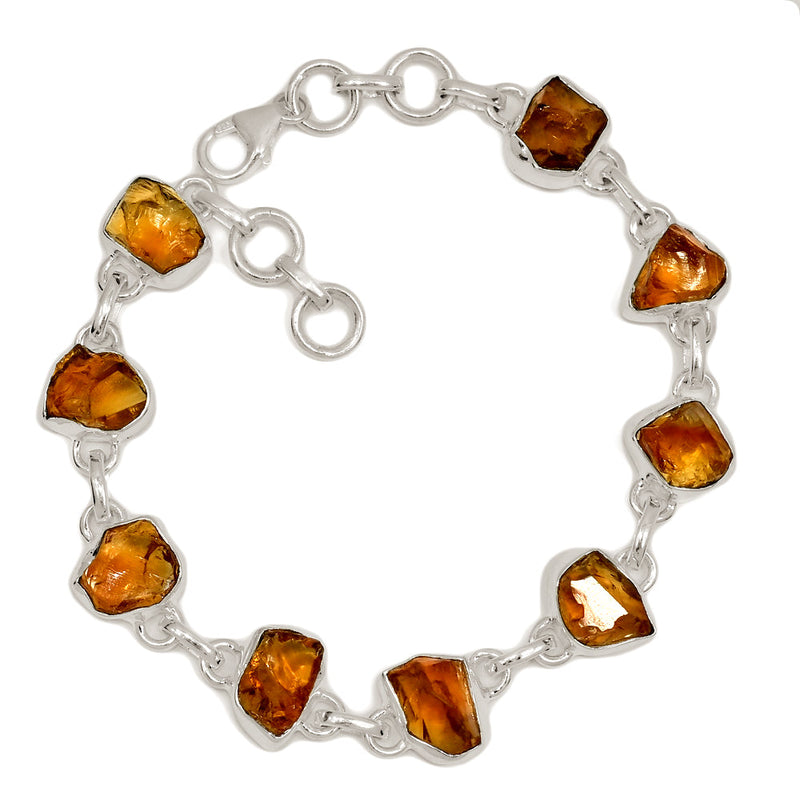 8.6" Citrine Rough Bracelets - CTRB43