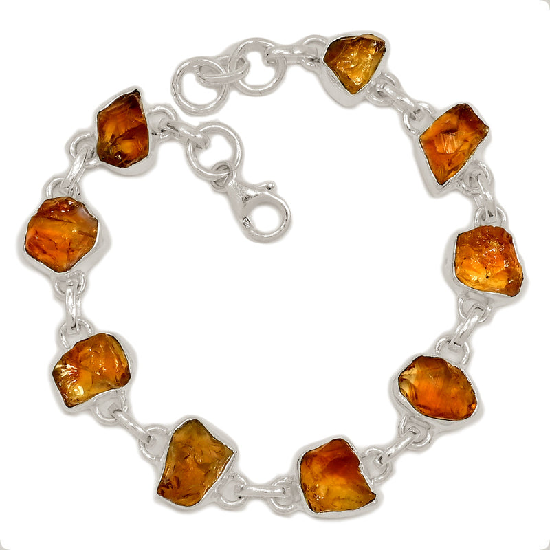 8.2" Citrine Rough Bracelets - CTRB44