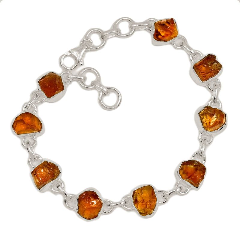 8.5" Citrine Rough Bracelets - CTRB45