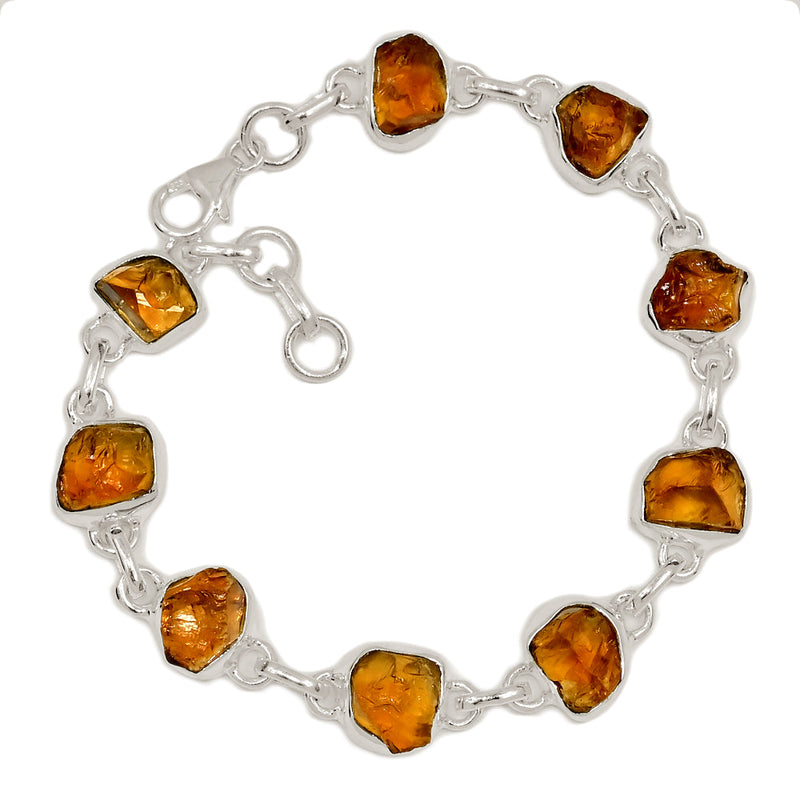 8.3" Citrine Rough Bracelets - CTRB47