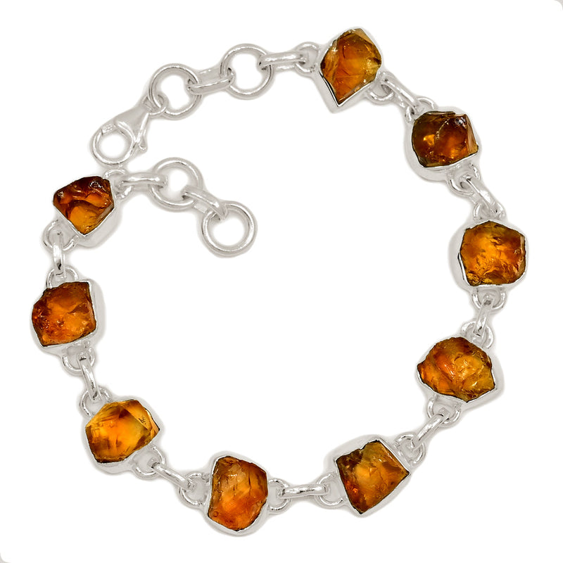 8.6" Citrine Rough Bracelets - CTRB48