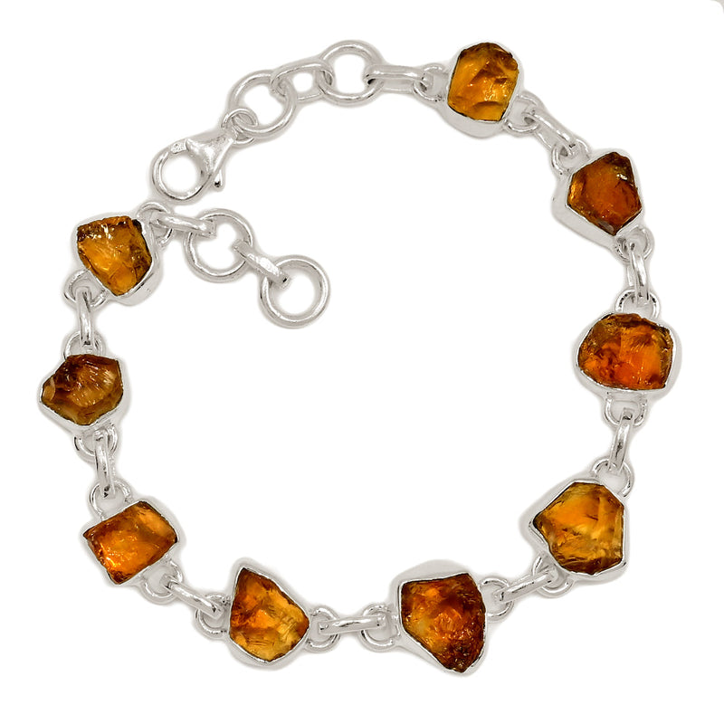 8.5" Citrine Rough Bracelets - CTRB49