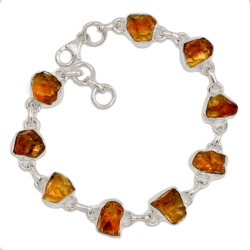 8.2" Citrine Rough Bracelets - CTRB50