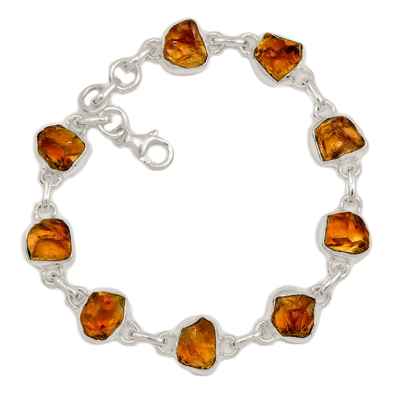8.5" Citrine Rough Bracelets - CTRB51