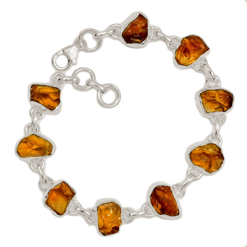 8.3" Citrine Rough Bracelets - CTRB53