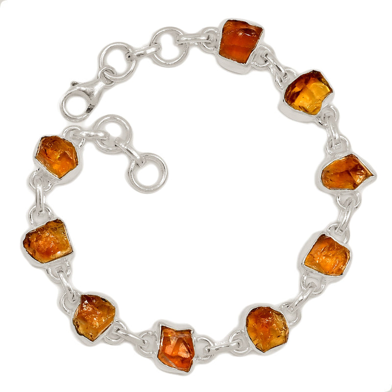 8.3" Citrine Rough Bracelets - CTRB54