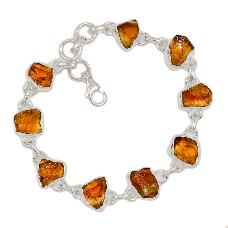 8.3" Citrine Rough Bracelets - CTRB55