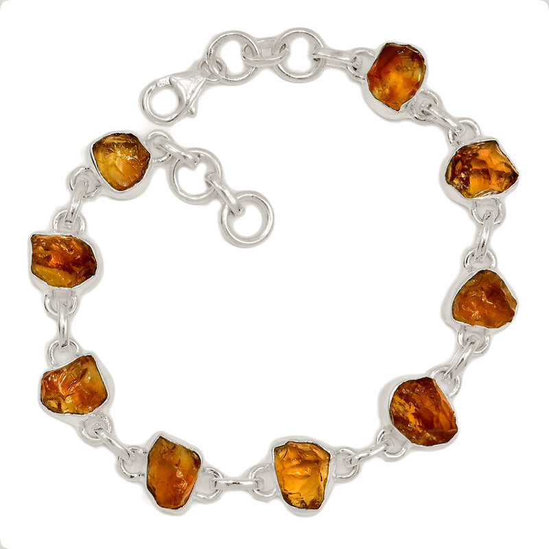 8.5" Citrine Rough Bracelets - CTRB57