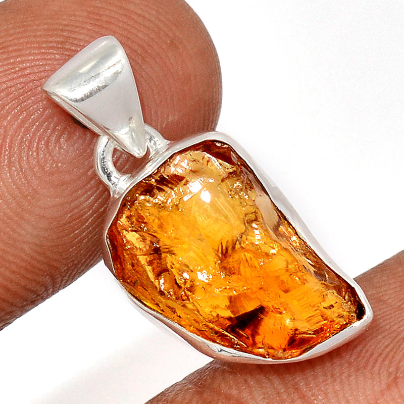1.1" Citrine Rough Pendants - CTRP1016