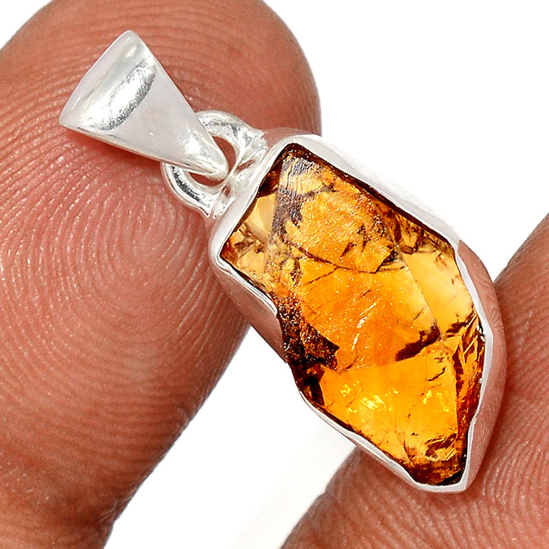 1.1" Citrine Rough Pendants - CTRP1018