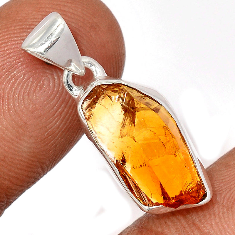 1.1" Citrine Rough Pendants - CTRP1026