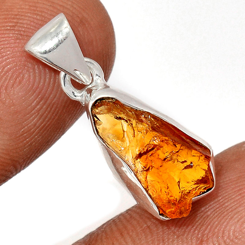 1.1" Citrine Rough Pendants - CTRP1031