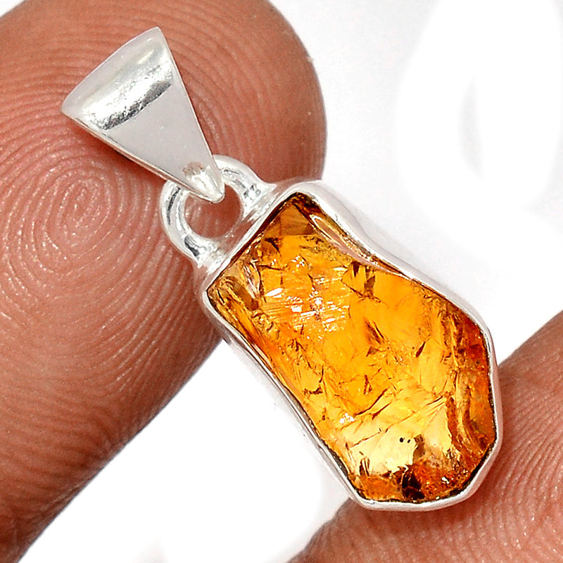 1" Citrine Rough Pendants - CTRP1035