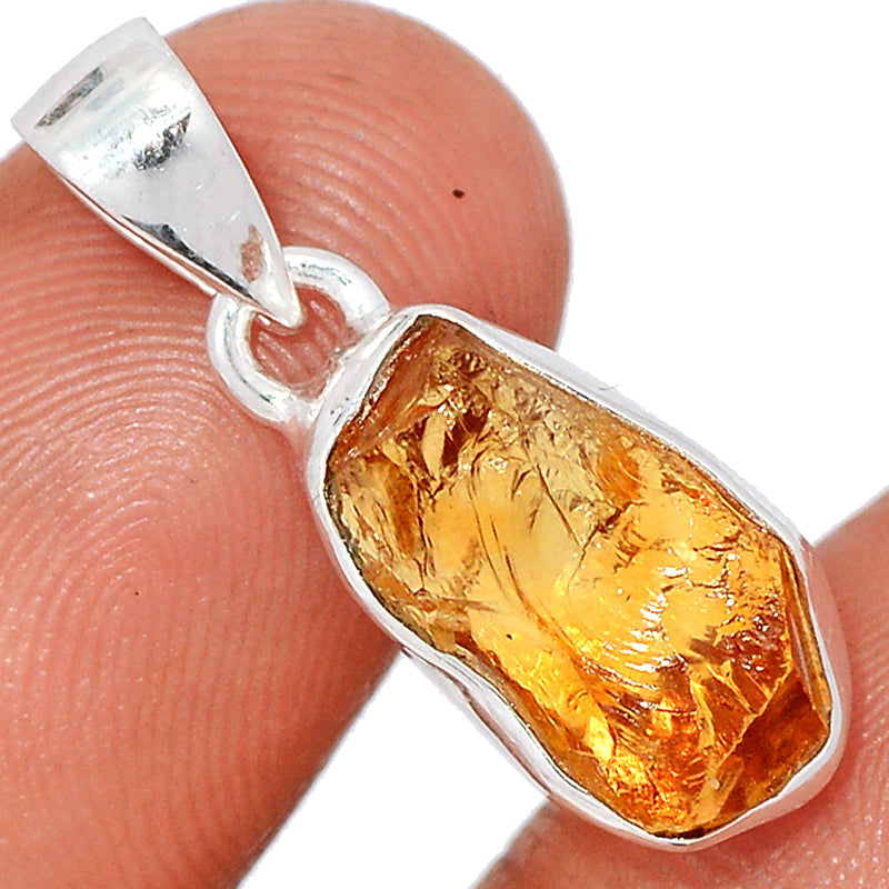 1" Citrine Rough Pendants - CTRP901