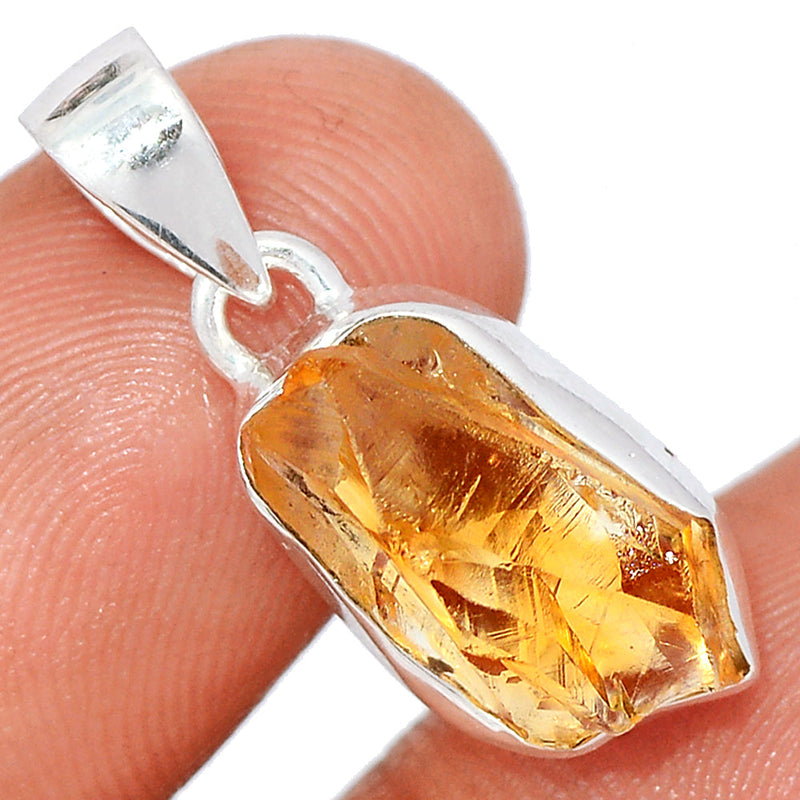 1" Citrine Rough Pendants - CTRP902