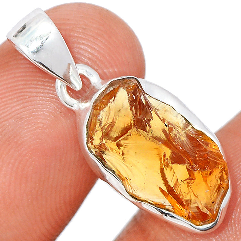 1.1" Citrine Rough Pendants - CTRP904
