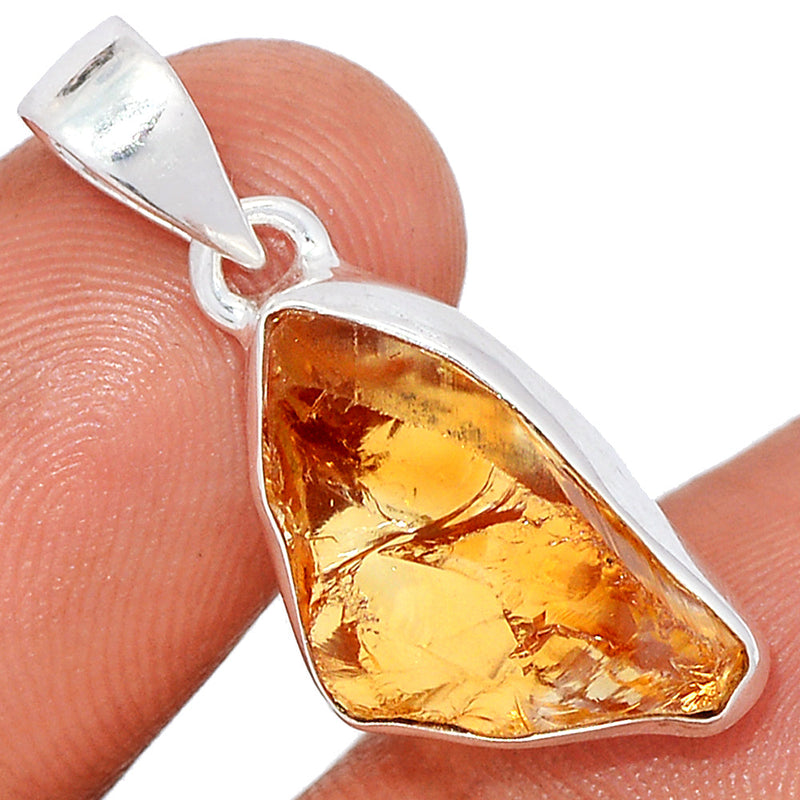 1.1" Citrine Rough Pendants - CTRP906