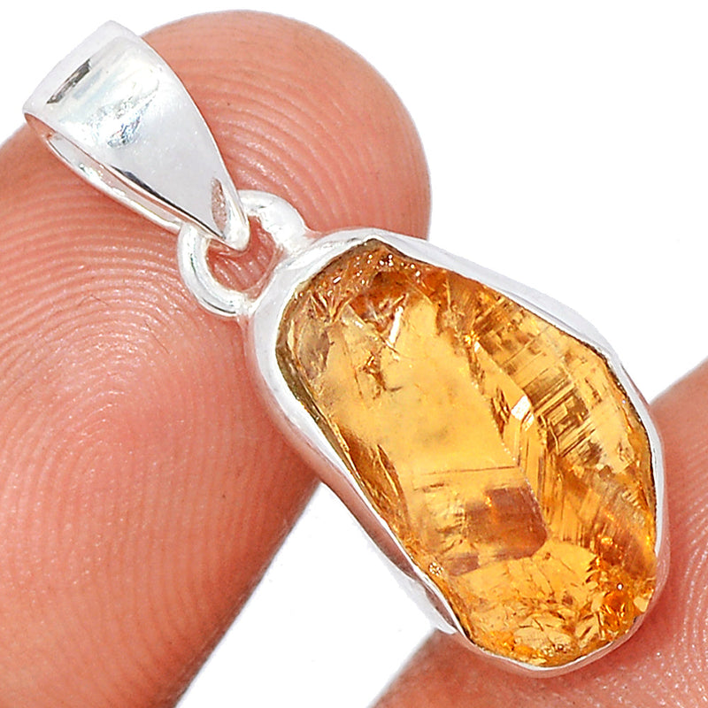 1.1" Citrine Rough Pendants - CTRP907
