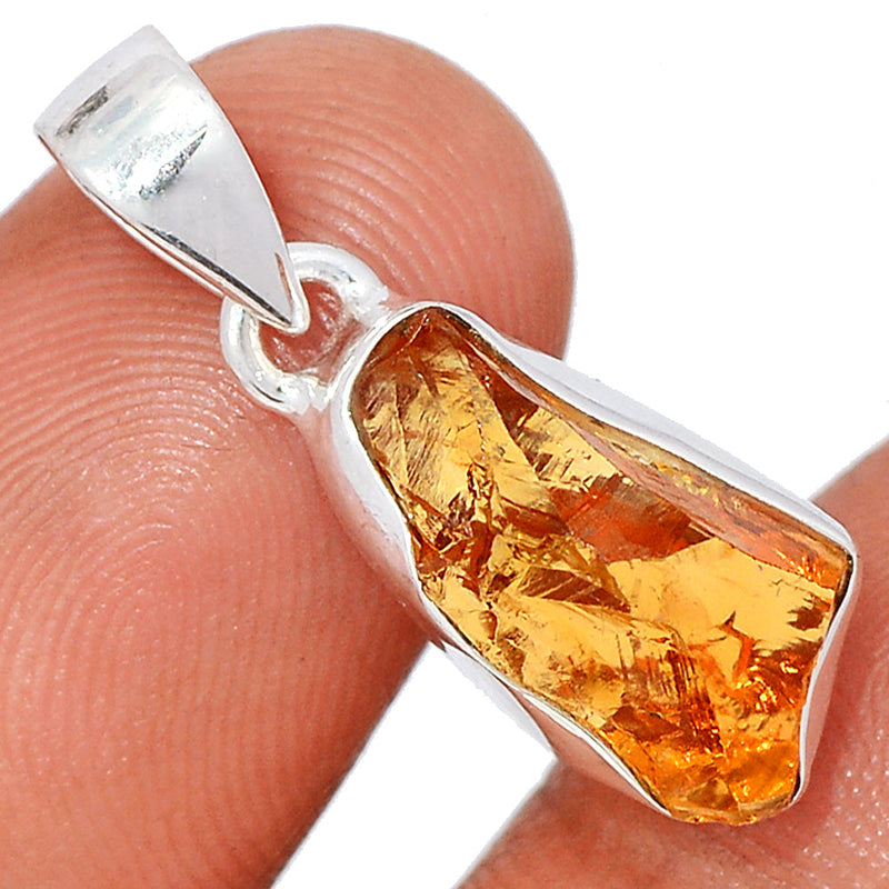 1" Citrine Rough Pendants - CTRP908