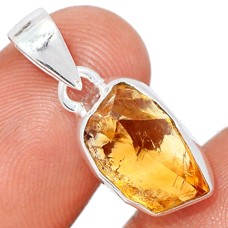 1" Citrine Rough Pendants - CTRP909