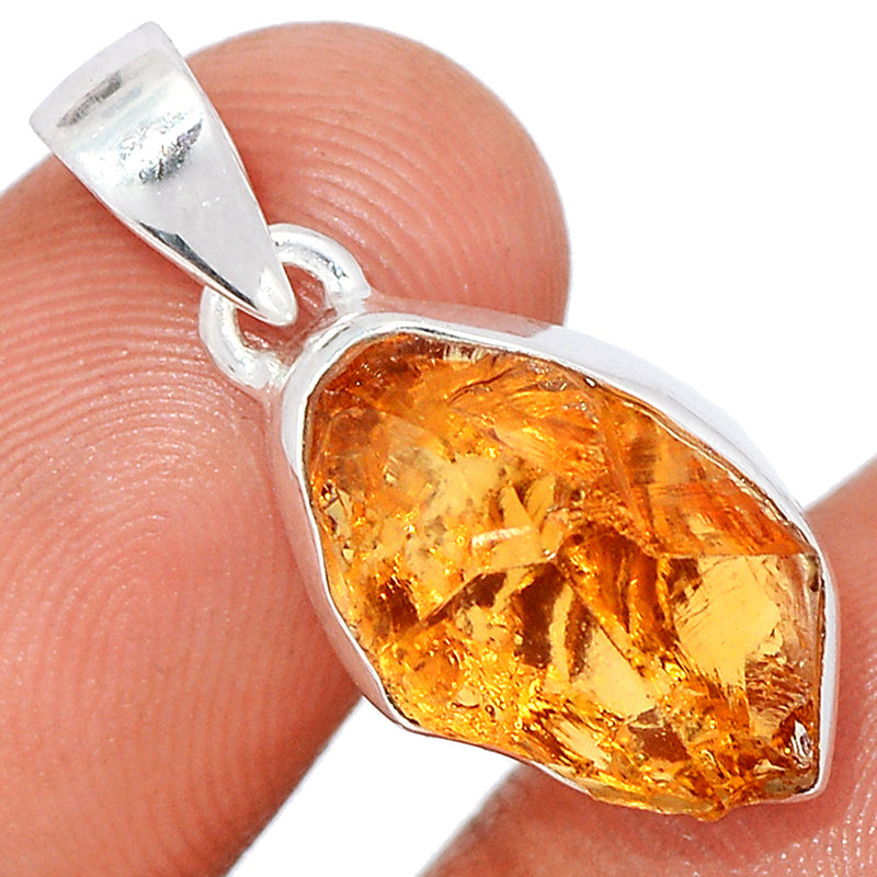 1.1" Citrine Rough Pendants - CTRP911