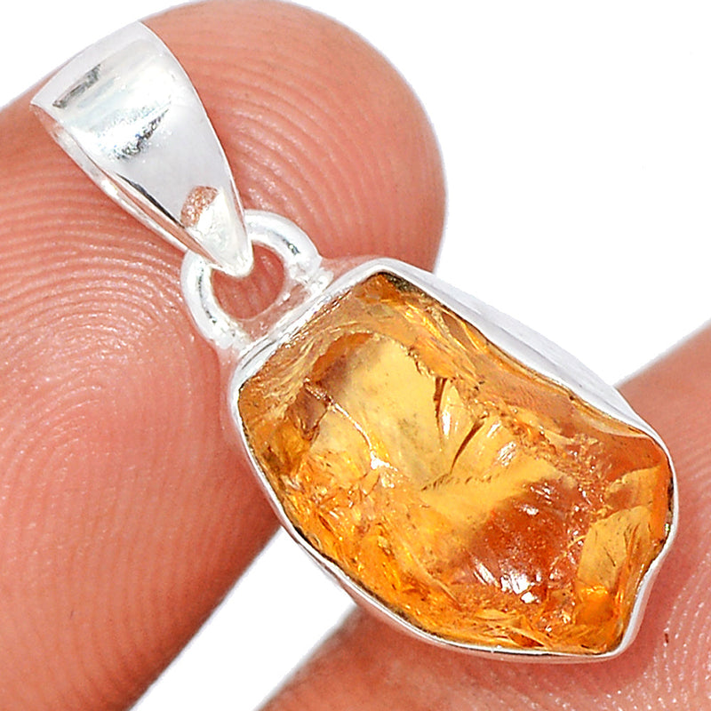 1" Citrine Rough Pendants - CTRP913