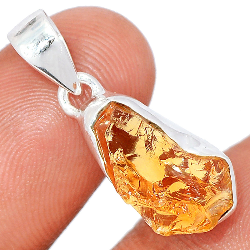 1" Citrine Rough Pendants - CTRP915