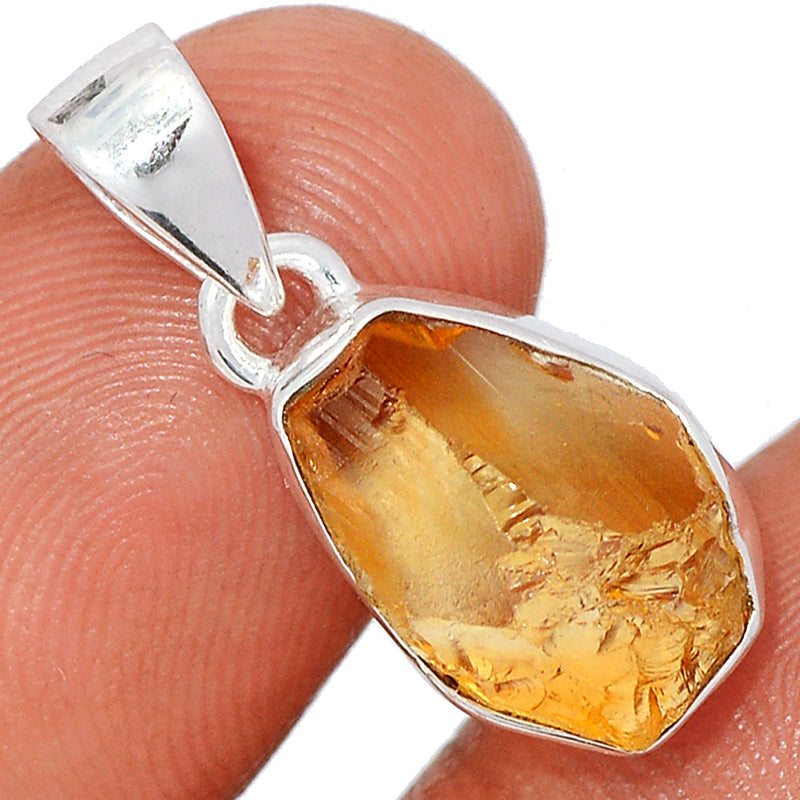 1" Citrine Rough Pendants - CTRP916